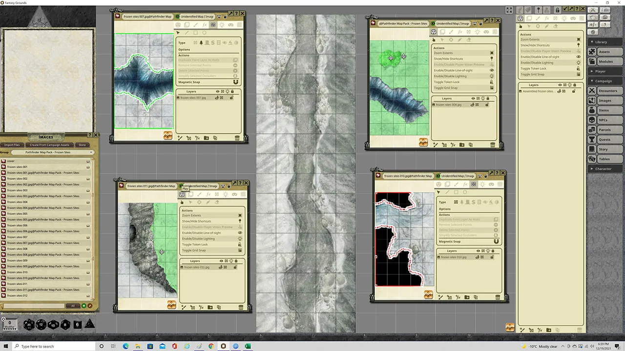 Fantasy Grounds - Pathfinder RPG - Map Pack - Frozen Sites Screenshot 1