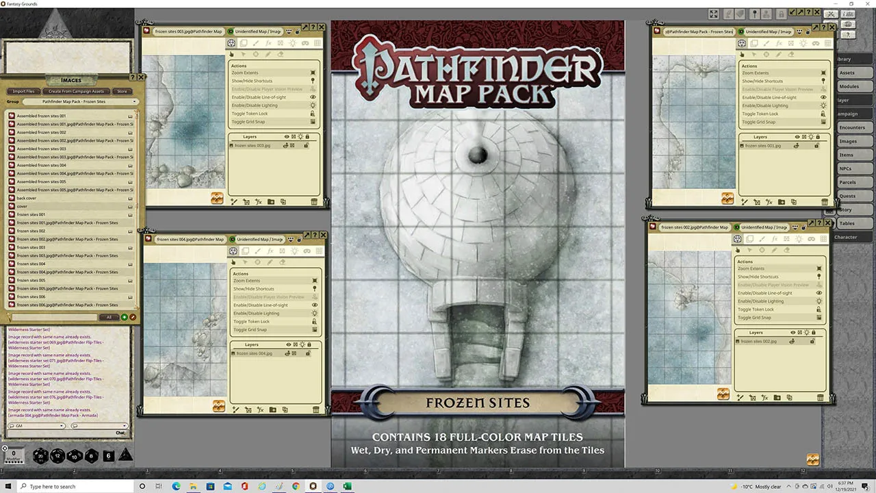 Fantasy Grounds - Pathfinder RPG - Map Pack - Frozen Sites Screenshot 3