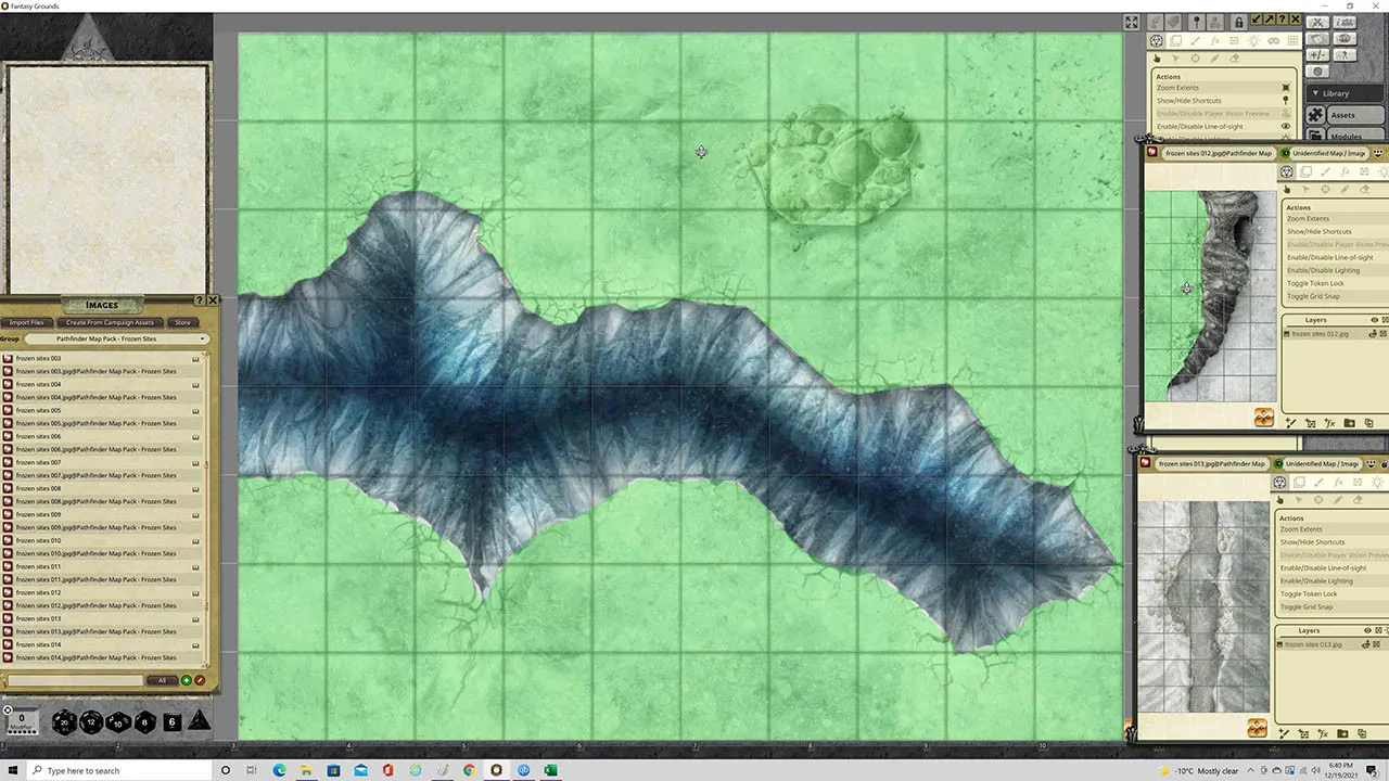 Fantasy Grounds - Pathfinder RPG - Map Pack - Frozen Sites Screenshot 0
