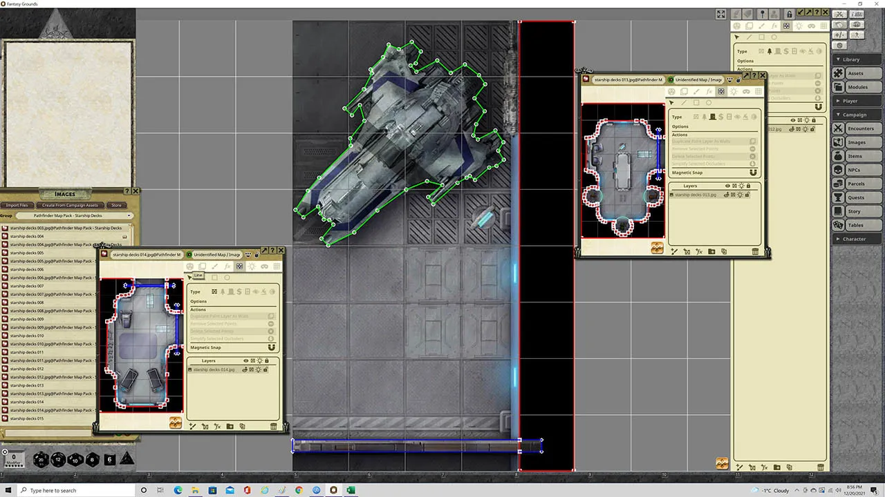 Fantasy Grounds - Pathfinder RPG - Map Pack - Starship Decks Screenshot 0