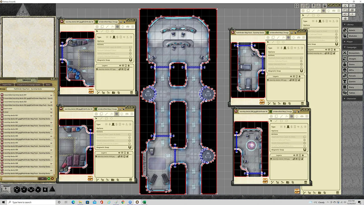 Fantasy Grounds - Pathfinder RPG - Map Pack - Starship Decks Screenshot 2