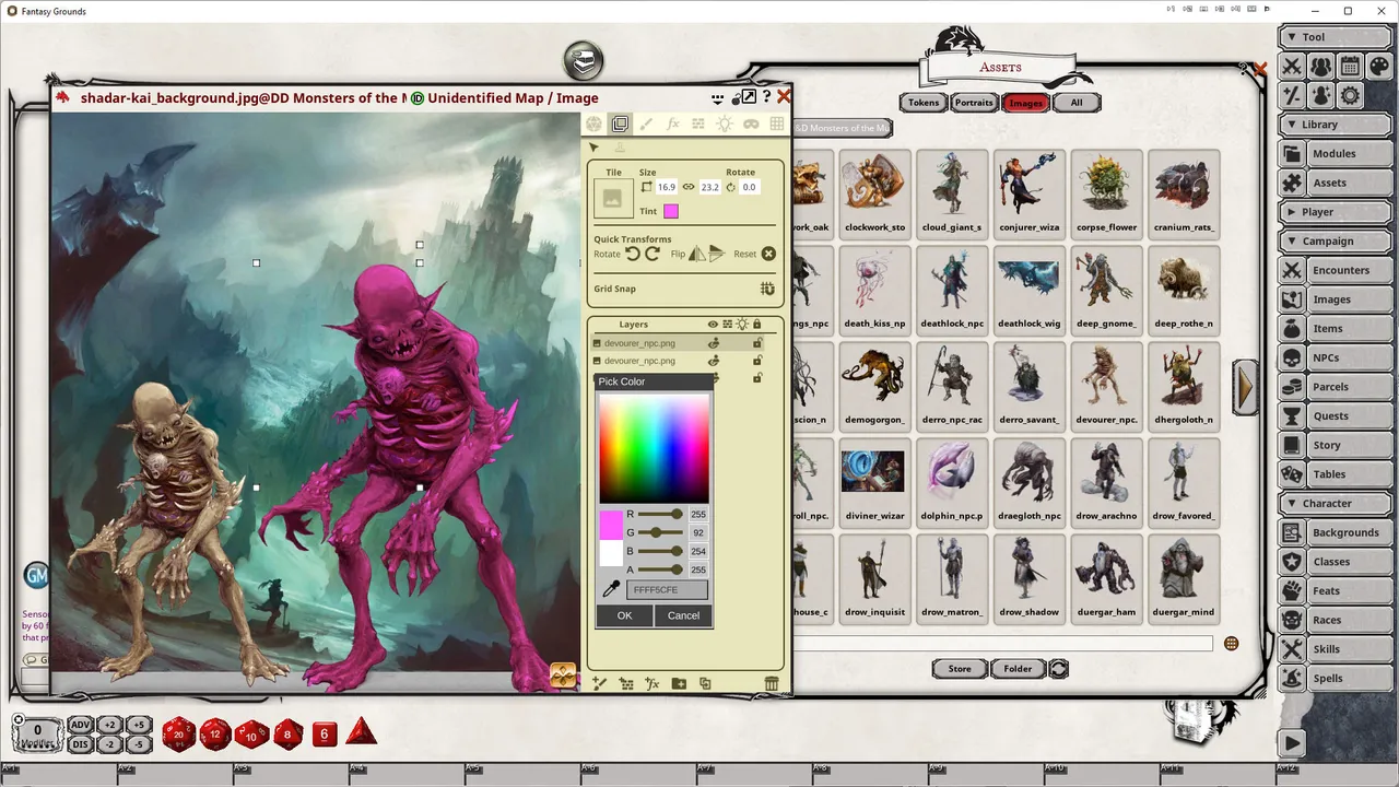 Fantasy Grounds - D&D Mordenkainen Presents Monsters of the Multiverse Screenshot 5