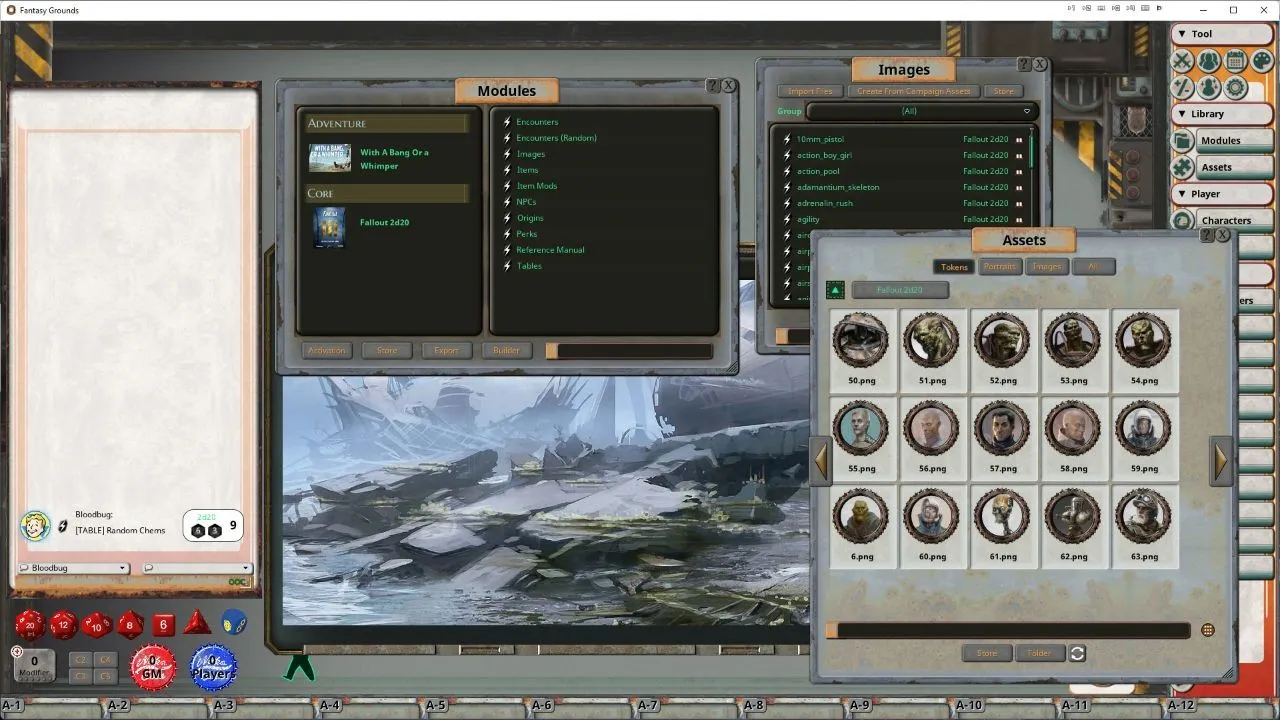 Fantasy Grounds - Fallout: The Roleplaying Game Ruleset Screenshot 1