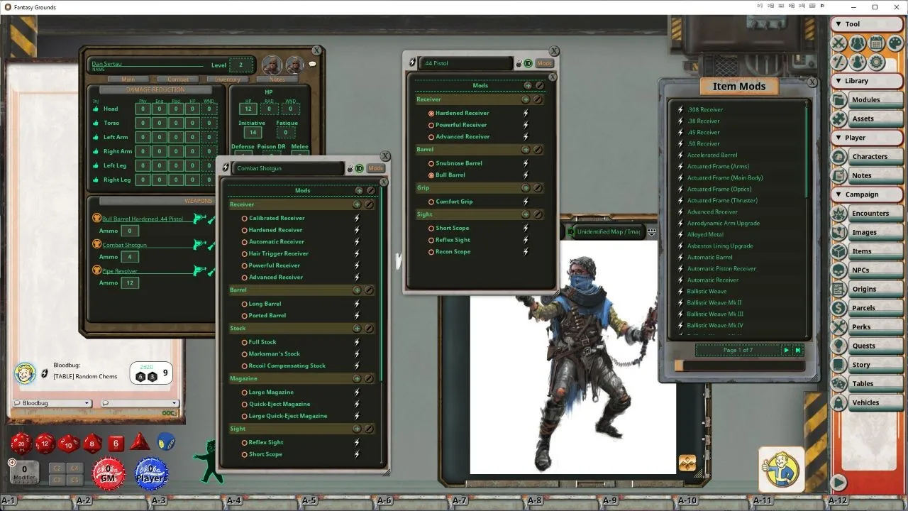 Fantasy Grounds - Fallout: The Roleplaying Game Ruleset Screenshot 2