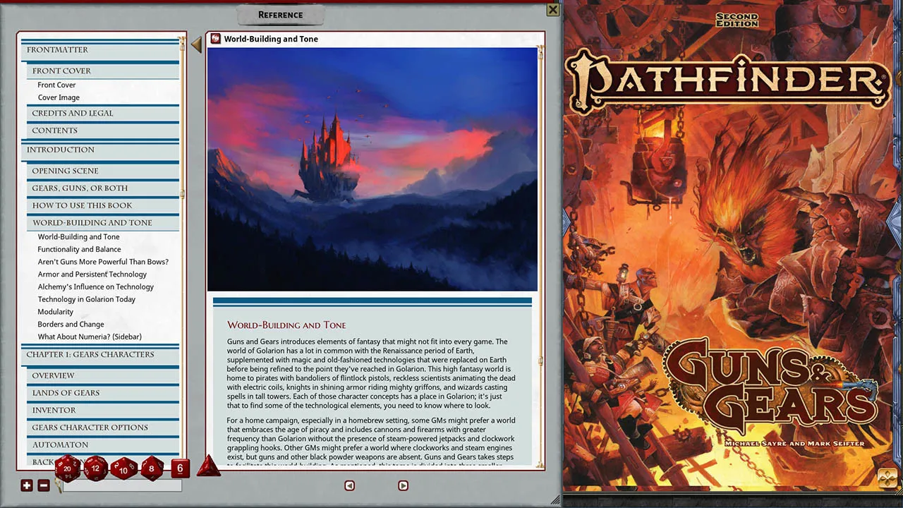 Fantasy Grounds - Pathfinder 2 RPG - Guns & Gears Screenshot 2