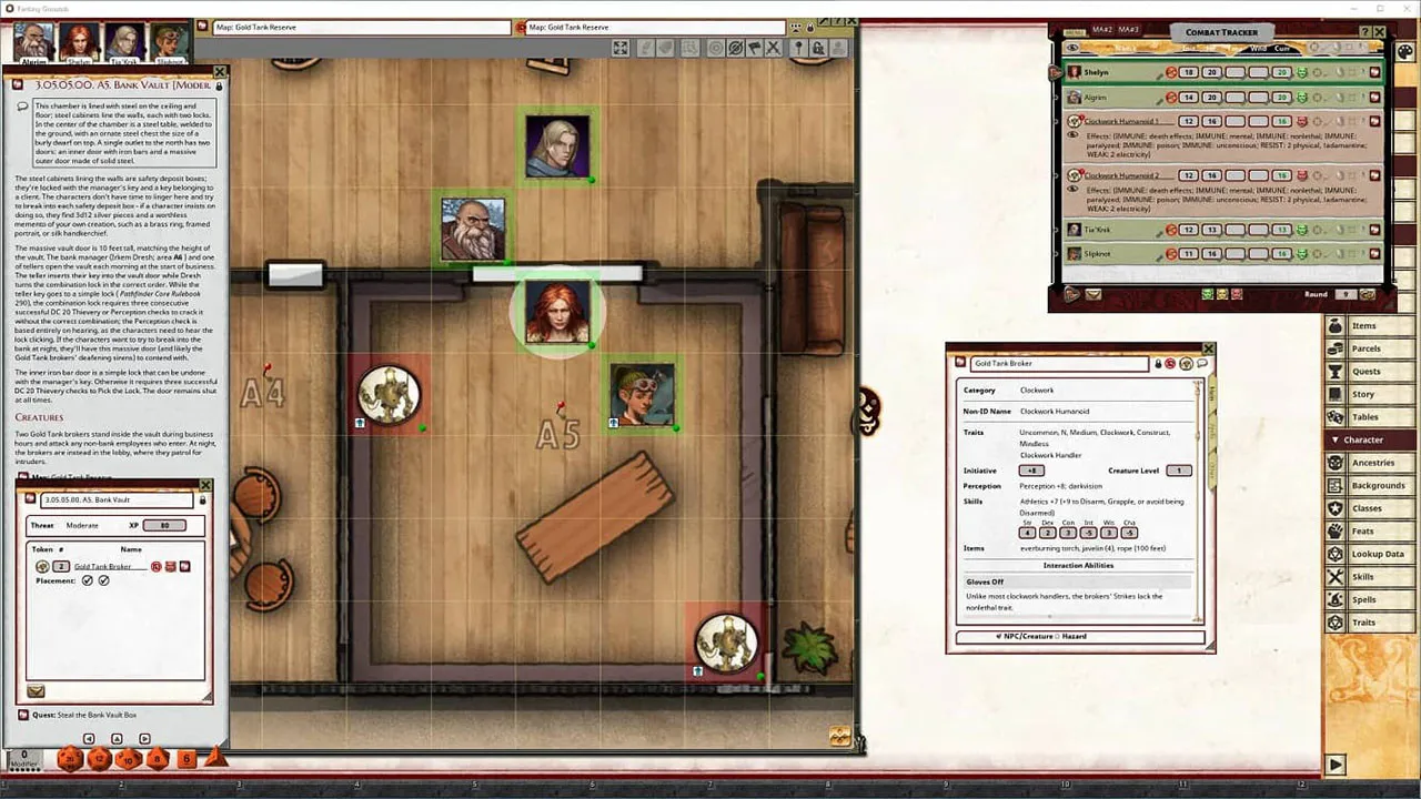 Fantasy Grounds - Pathfinder 2 RPG - Outlaws of Alkenstar AP 1: Punks in a Powderkeg Screenshot 1