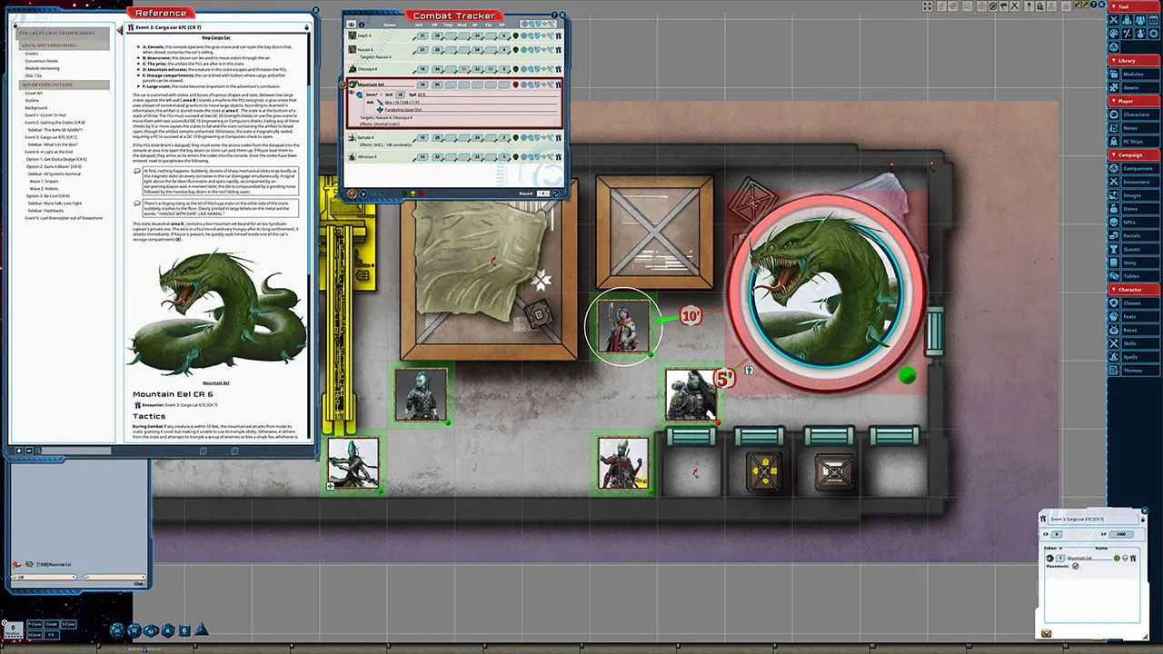 Fantasy Grounds - Starfinder RPG - Starfinder One-Shot #2: The Great Grav Train Robbery Screenshot 1