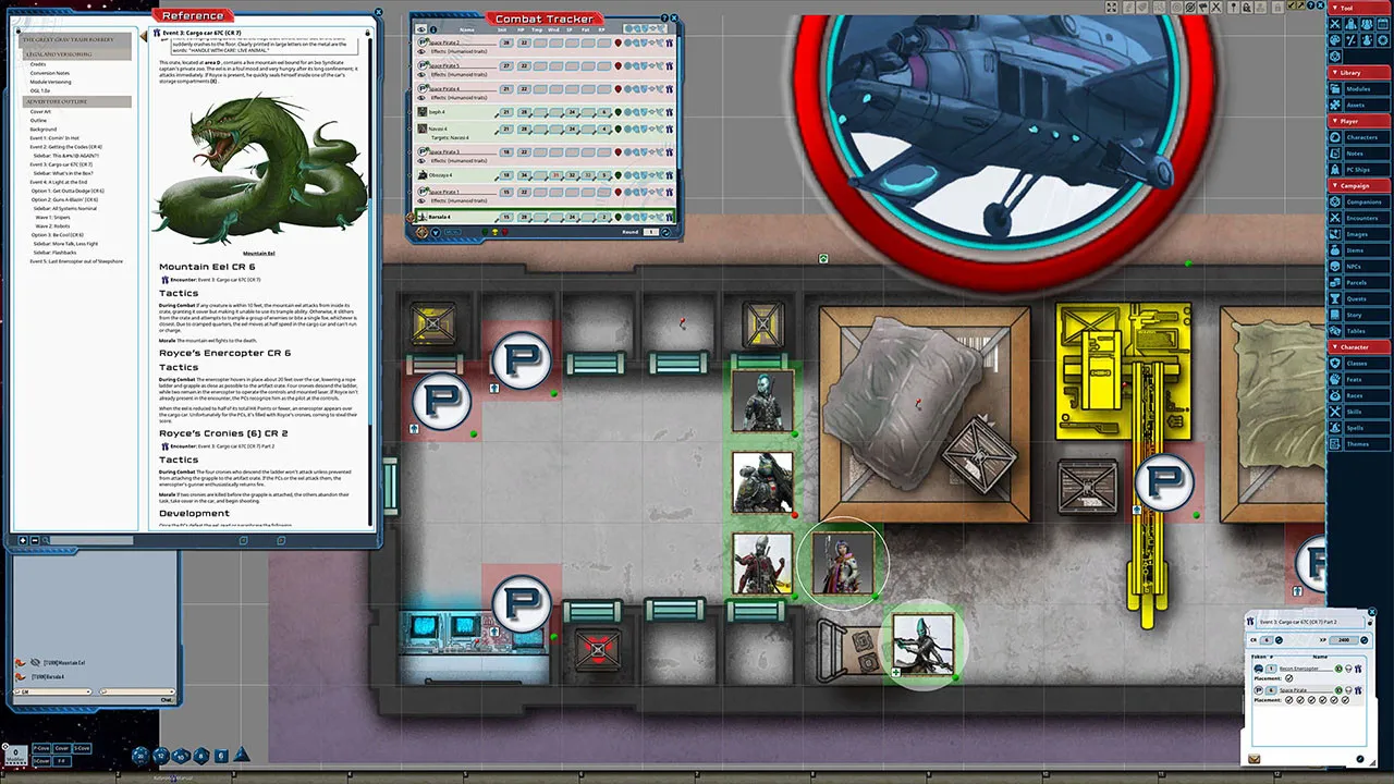 Fantasy Grounds - Starfinder RPG - Starfinder One-Shot #2: The Great Grav Train Robbery Screenshot 3