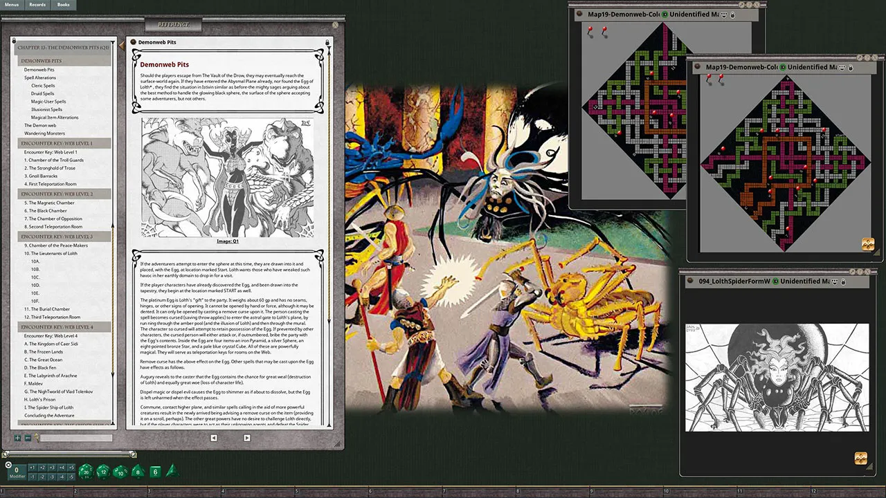 Fantasy Grounds - D&D Classics: Queen of the Spiders (GDQ1-7) Screenshot 7