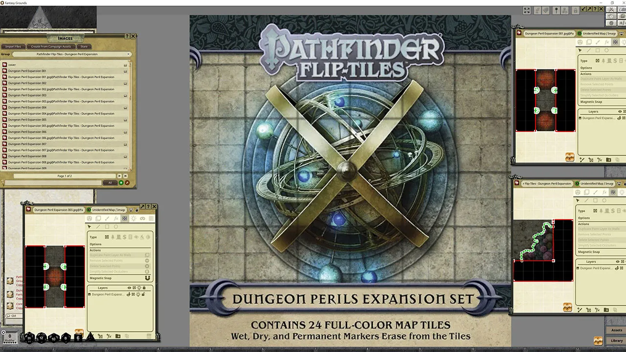 Fantasy Grounds - Pathfinder RPG - Flip-Tiles - Dungeon Perils Expansion Screenshot 4