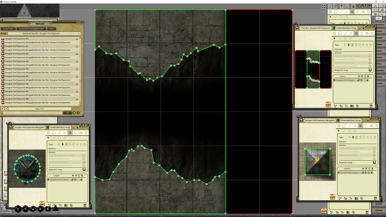 Fantasy Grounds - Pathfinder RPG - Flip-Tiles - Dungeon Perils Expansion Screenshot 0