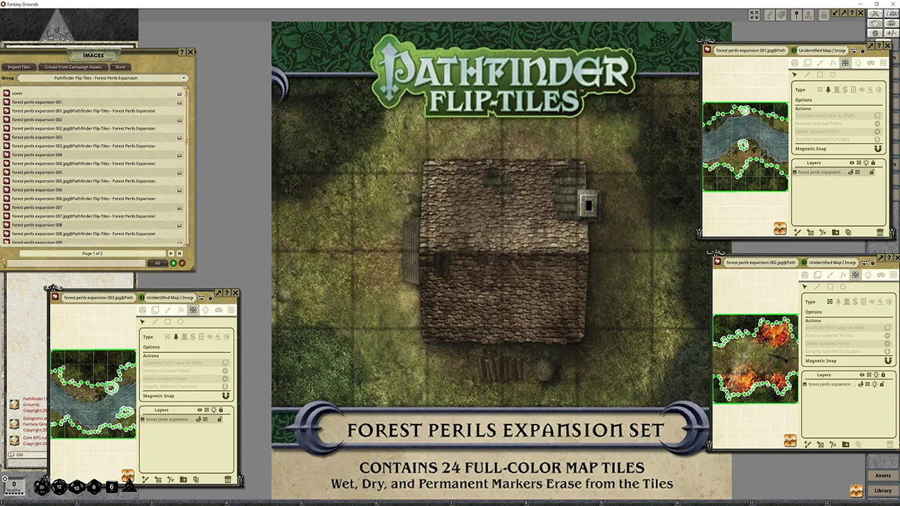 Fantasy Grounds - Pathfinder RPG - Flip-Tiles - Forest Perils Expansion Screenshot 1