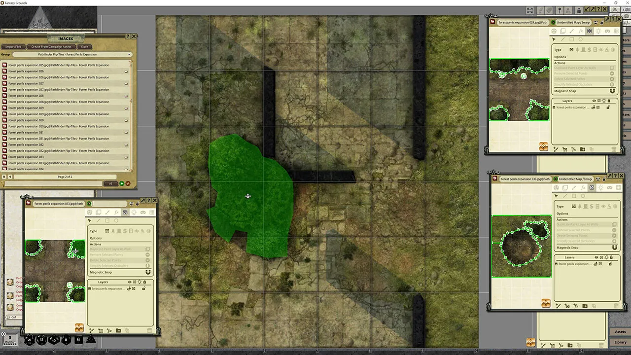 Fantasy Grounds - Pathfinder RPG - Flip-Tiles - Forest Perils Expansion Screenshot 0