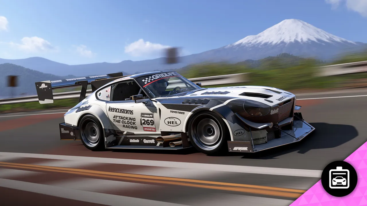 Forza Horizon 6 1972 Datsun #269 Attacking the Clock Racing 240Z "All Carbon Hill Climb Beast" Screenshot 0