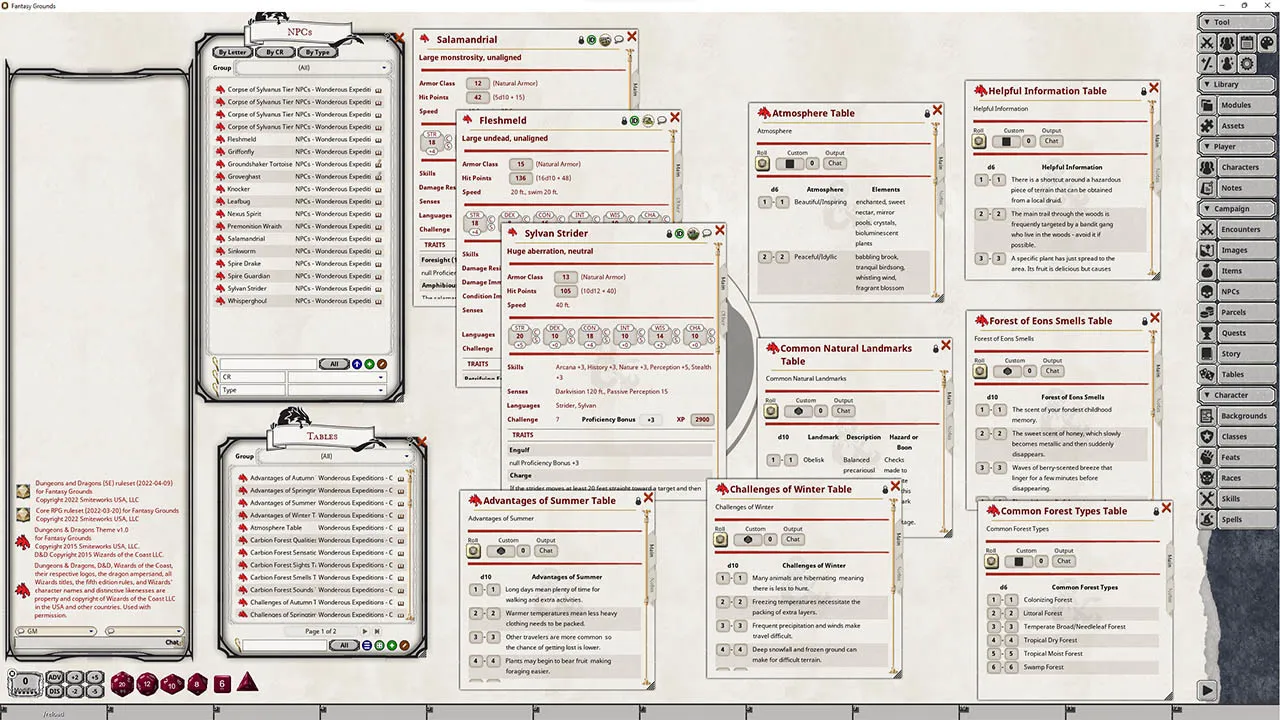 Fantasy Grounds - Wondrous Expeditions: Forests Screenshot 4