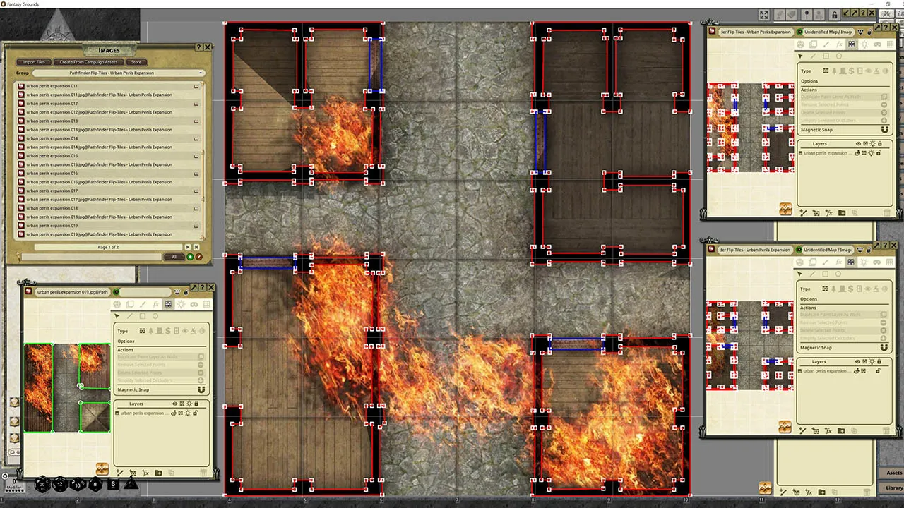 Fantasy Grounds - Pathfinder RPG - Flip-Tiles - Urban Perils Expansion Screenshot 1