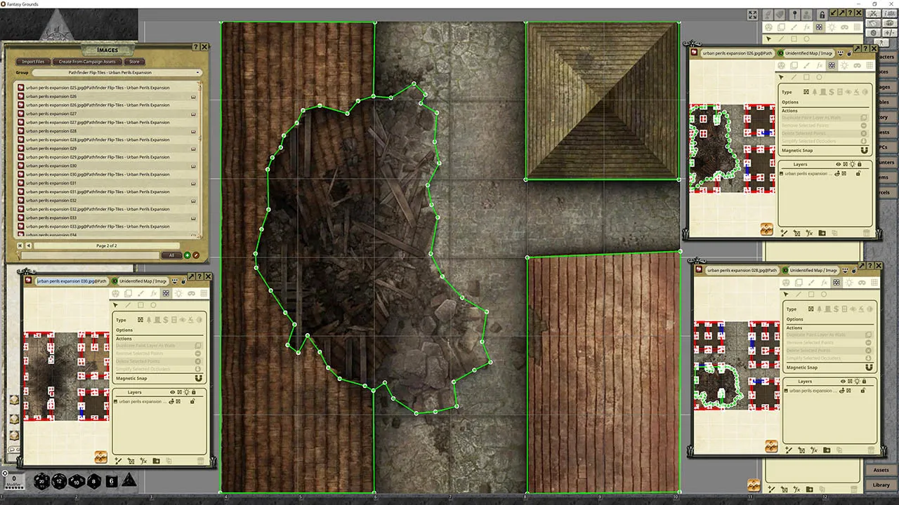 Fantasy Grounds - Pathfinder RPG - Flip-Tiles - Urban Perils Expansion Screenshot 2