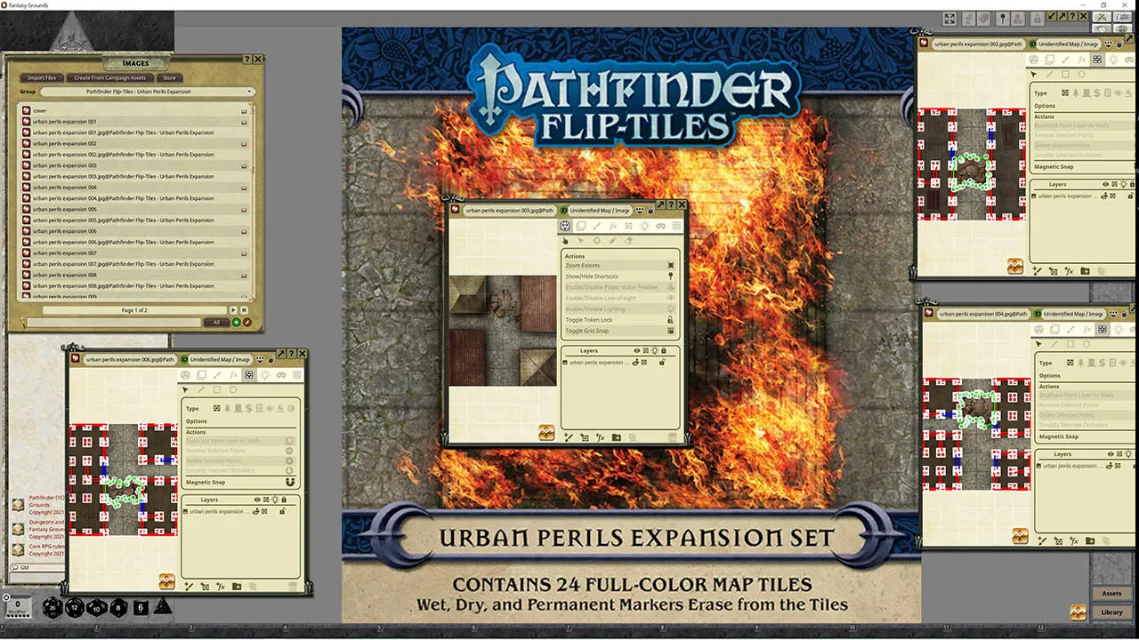 Fantasy Grounds - Pathfinder RPG - Flip-Tiles - Urban Perils Expansion Screenshot 3