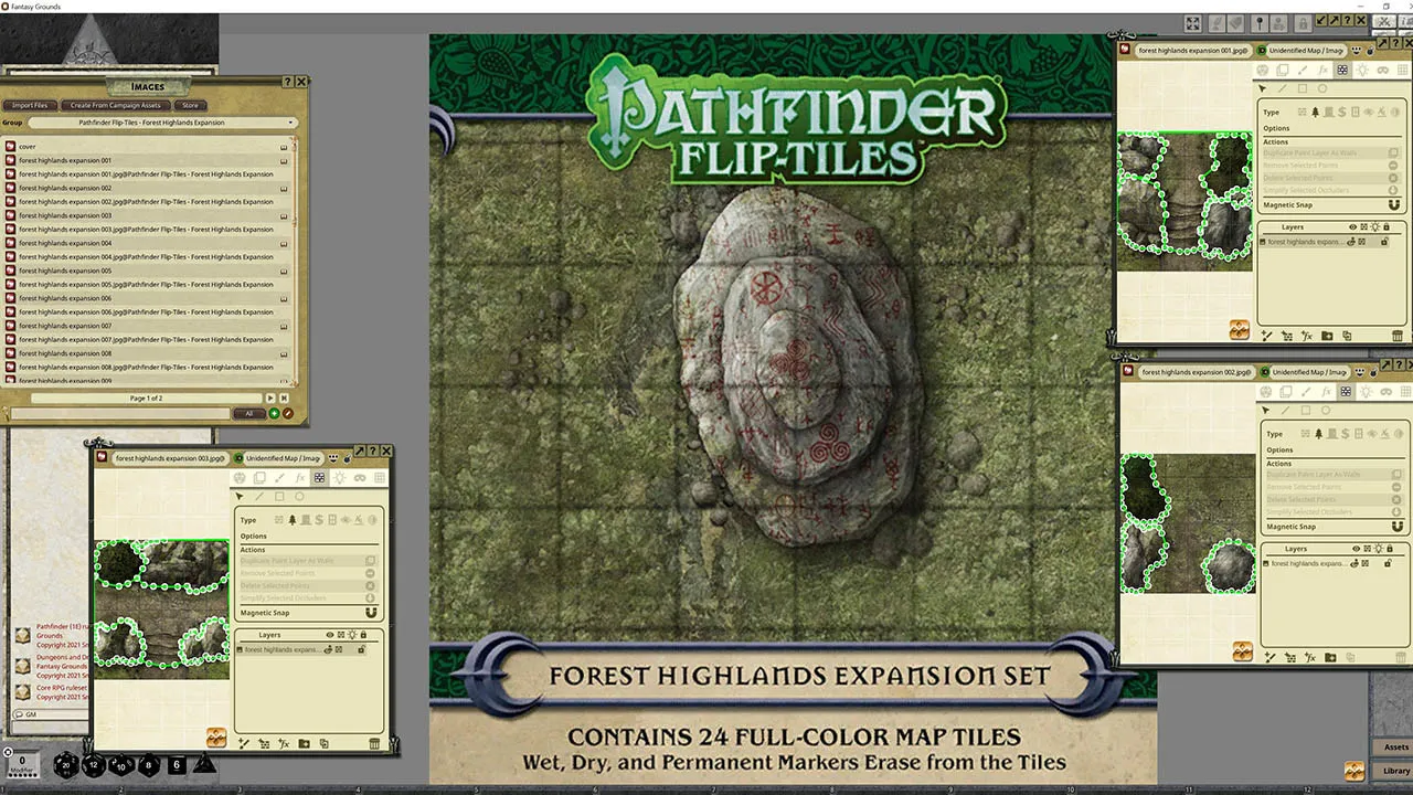 Fantasy Grounds - Pathfinder RPG - Flip-Tiles - Forest Highlands Expansion Screenshot 3