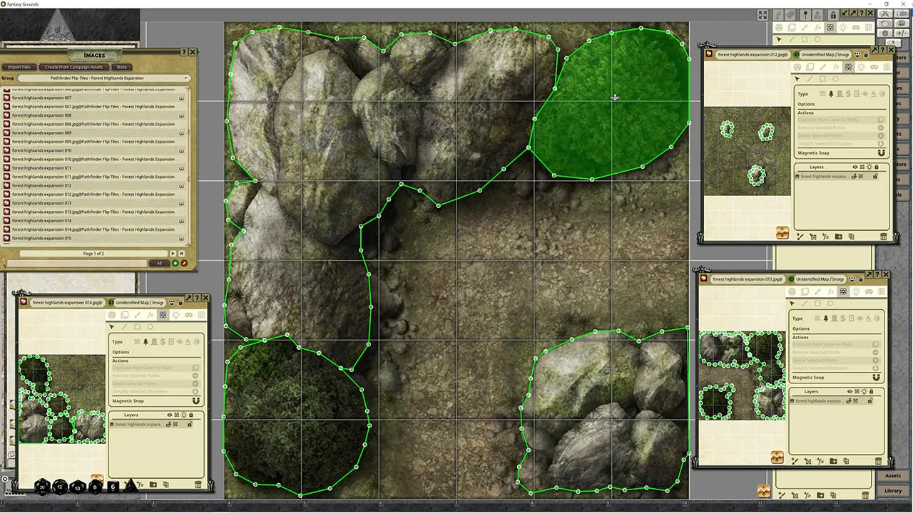 Fantasy Grounds - Pathfinder RPG - Flip-Tiles - Forest Highlands Expansion Screenshot 0