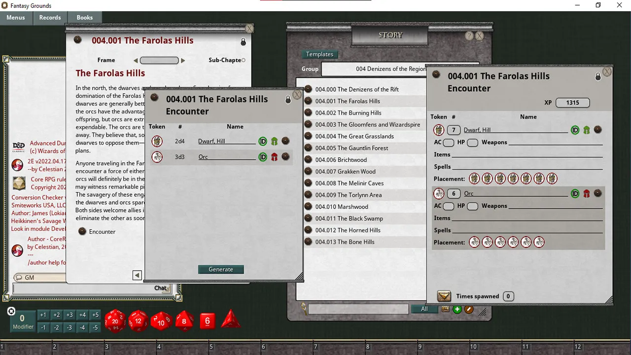 Fantasy Grounds - D&D Classics: Thunder Rift Basic (2E) Screenshot 1