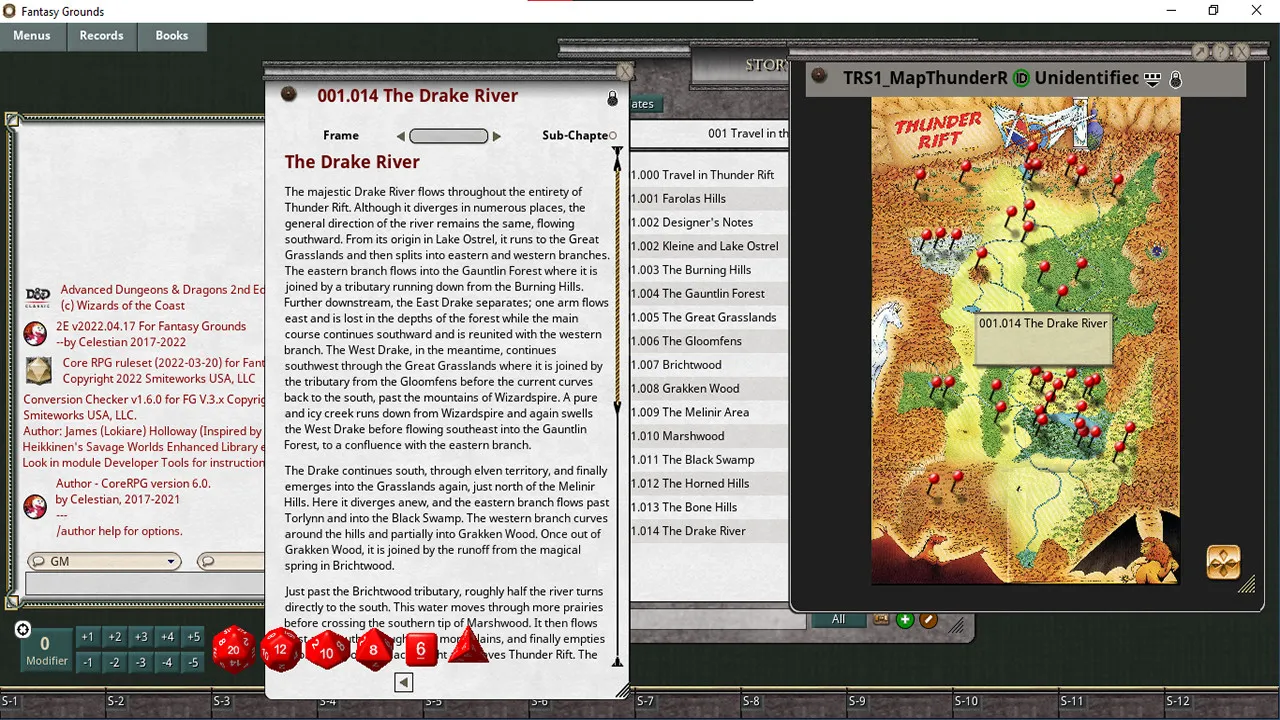 Fantasy Grounds - D&D Classics: Thunder Rift Basic (2E) Screenshot 4