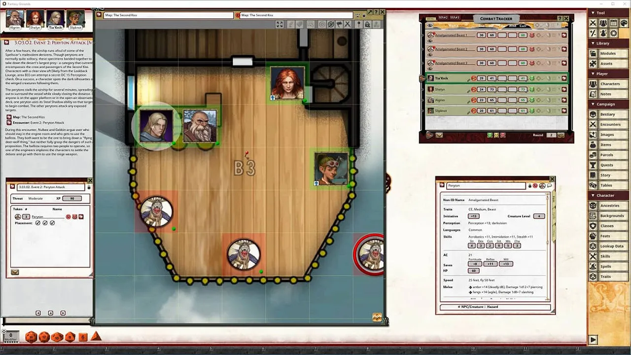 Fantasy Grounds - Pathfinder 2 RPG - Outlaws of Alkenstar AP 2: Cradle of Quartz Screenshot 2