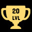 Finish 20th level. icon