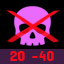 FInish 1 lvl from 20-40 without dying. icon