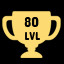 Finish 80th level. icon