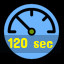 Slow down for 120 sec icon
