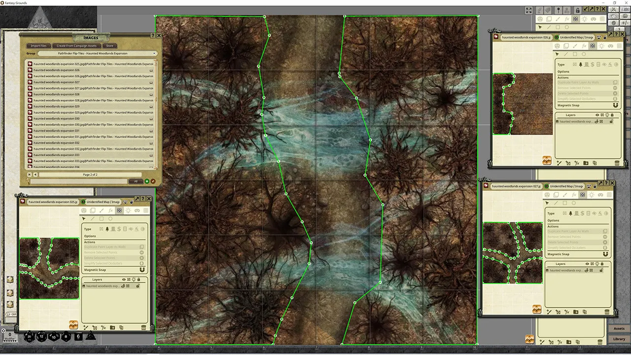 Fantasy Grounds - Pathfinder RPG - Flip-Tiles - Haunted Woodlands Expansion Screenshot 1