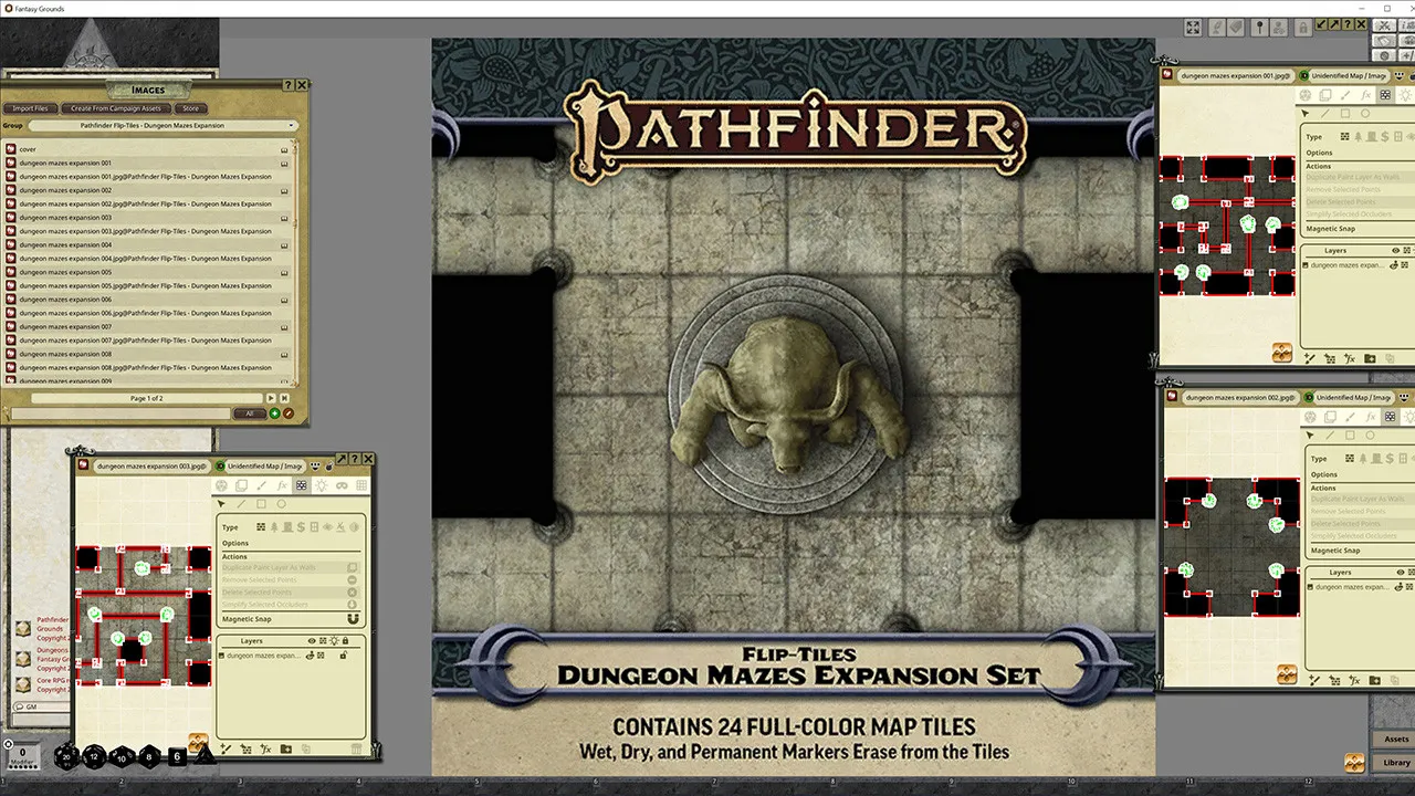 Fantasy Grounds - Pathfinder RPG - Flip-Tiles - Dungeon Mazes Expansion Screenshot 4