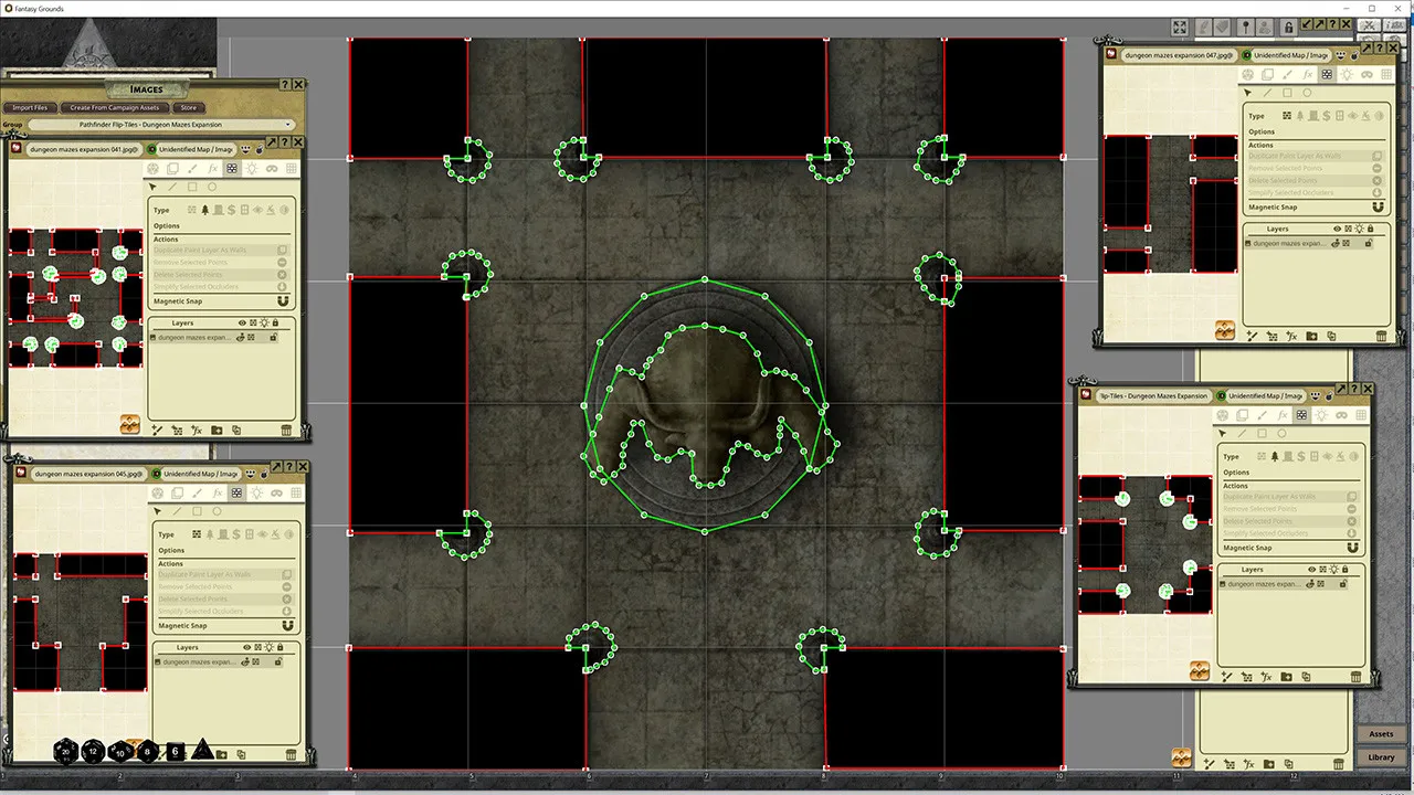 Fantasy Grounds - Pathfinder RPG - Flip-Tiles - Dungeon Mazes Expansion Screenshot 1
