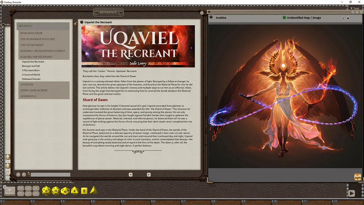 Fantasy Grounds - Arcadia Issue 001 Screenshot 2