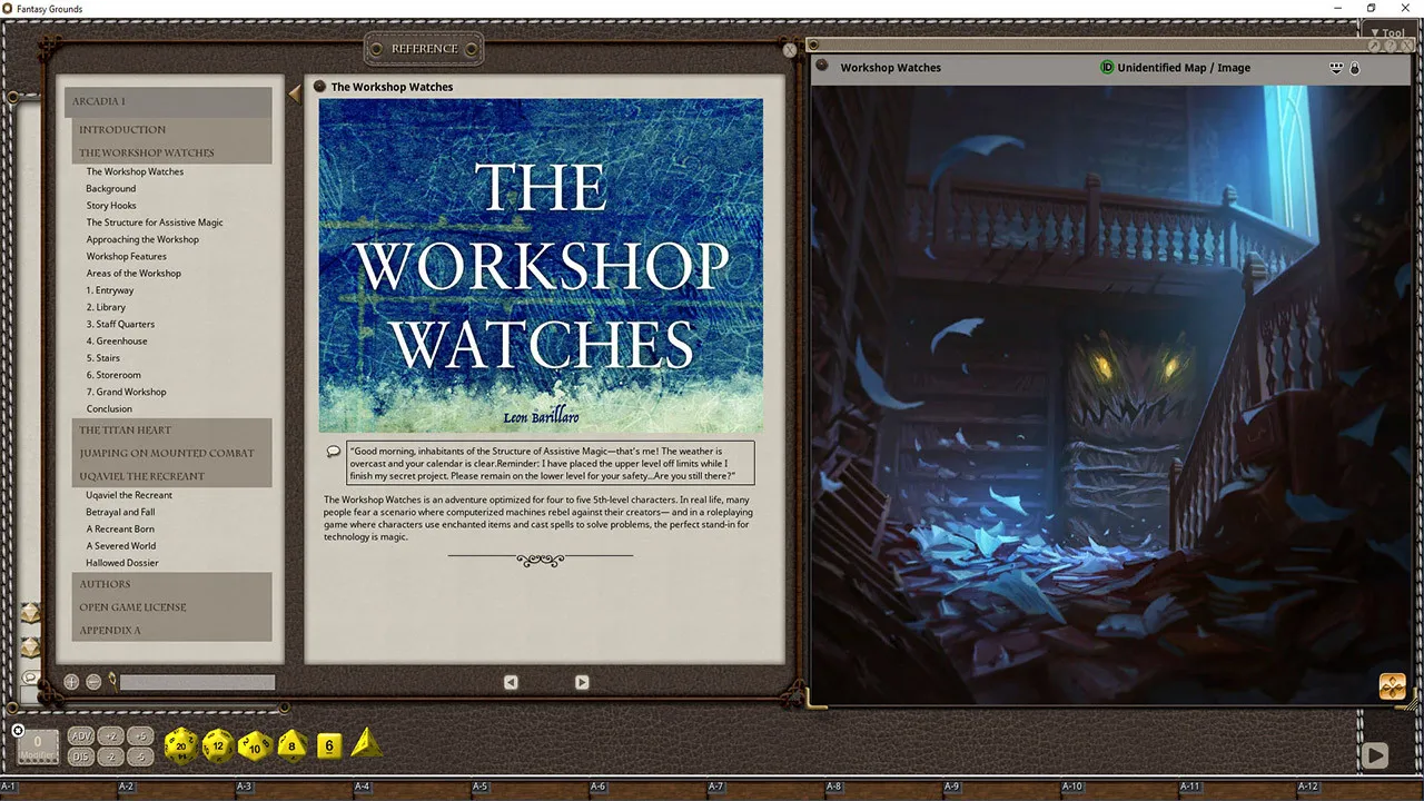 Fantasy Grounds - Arcadia Issue 001 Screenshot 7