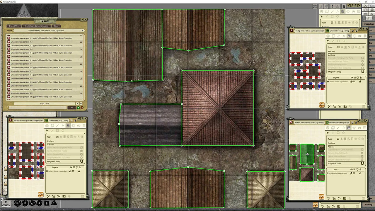 Fantasy Grounds - Pathfinder RPG - Flip-Tiles - Urban Slums Expansion Screenshot 3