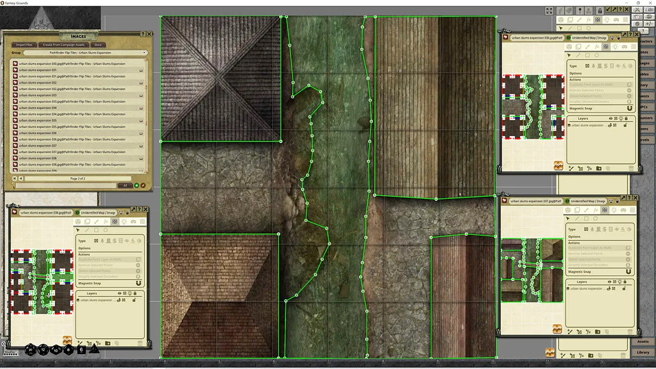 Fantasy Grounds - Pathfinder RPG - Flip-Tiles - Urban Slums Expansion Screenshot 4