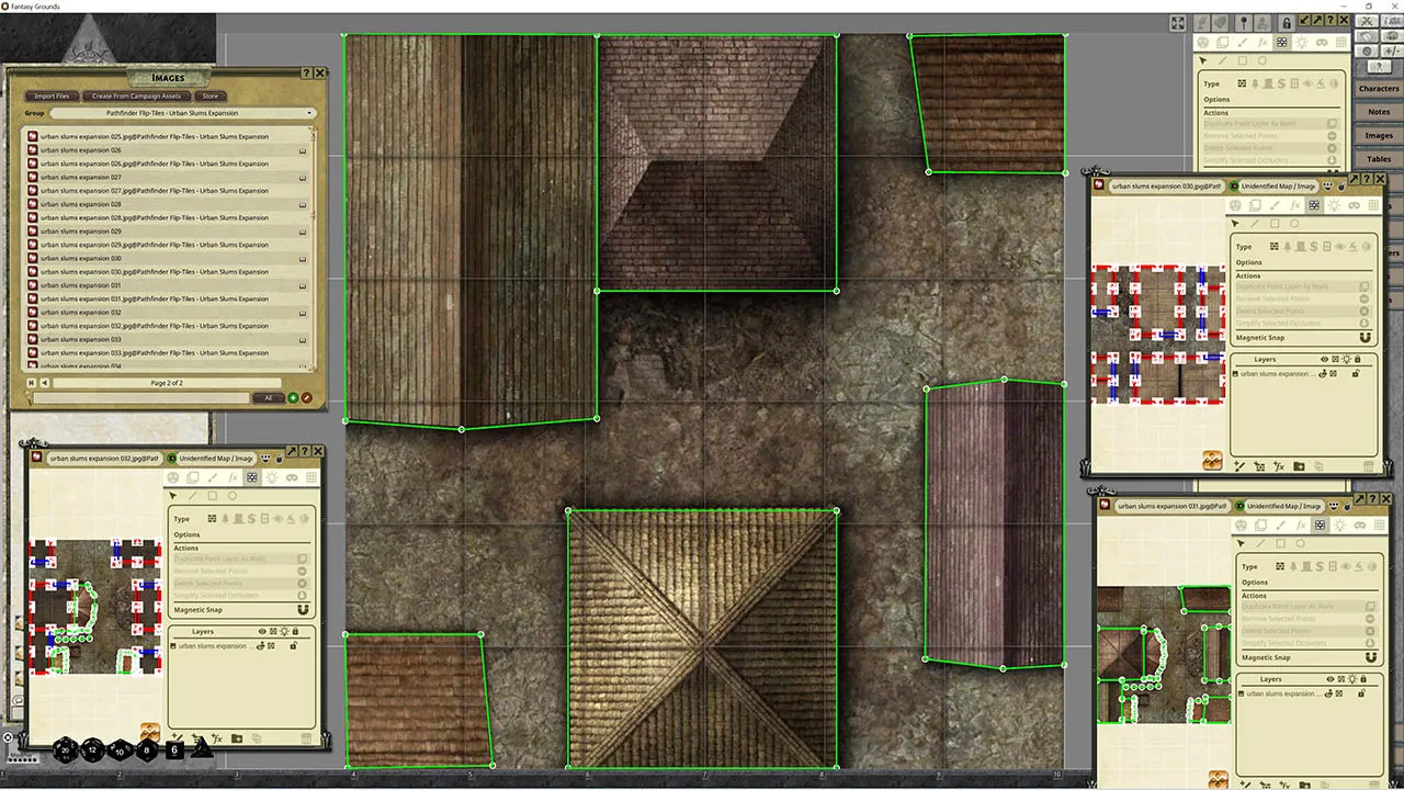 Fantasy Grounds - Pathfinder RPG - Flip-Tiles - Urban Slums Expansion Screenshot 2