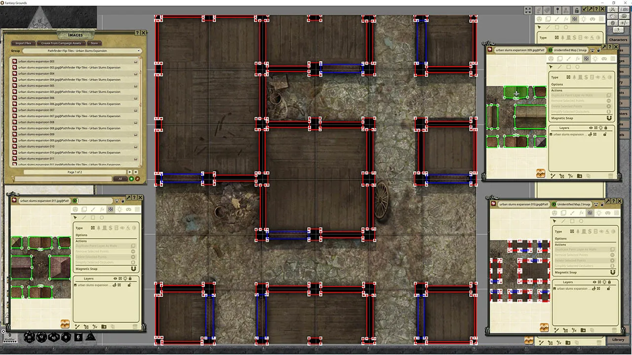 Fantasy Grounds - Pathfinder RPG - Flip-Tiles - Urban Slums Expansion Screenshot 1