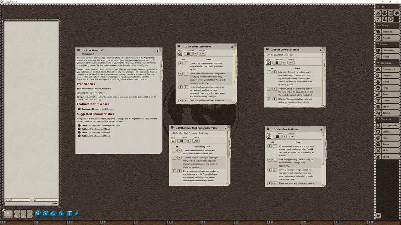 Fantasy Grounds - Enchiridion: Vaz'kin'rai Screenshot 3