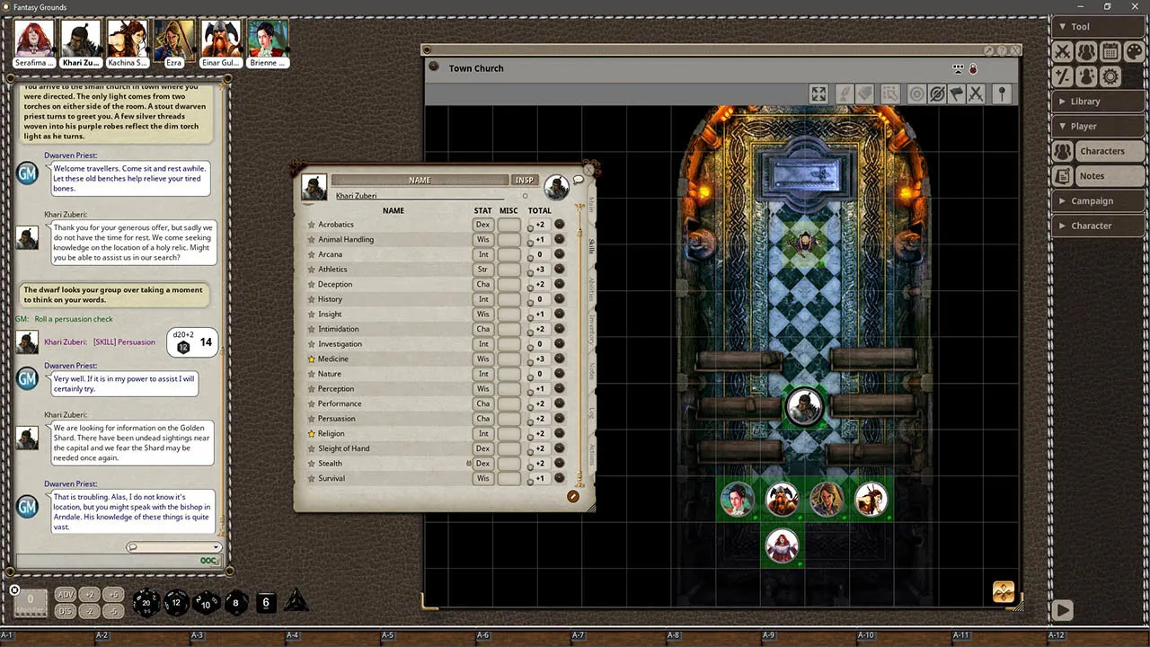 Fantasy Grounds - Black Scrolls Cathedral (Map Tiles Pack) Screenshot 0