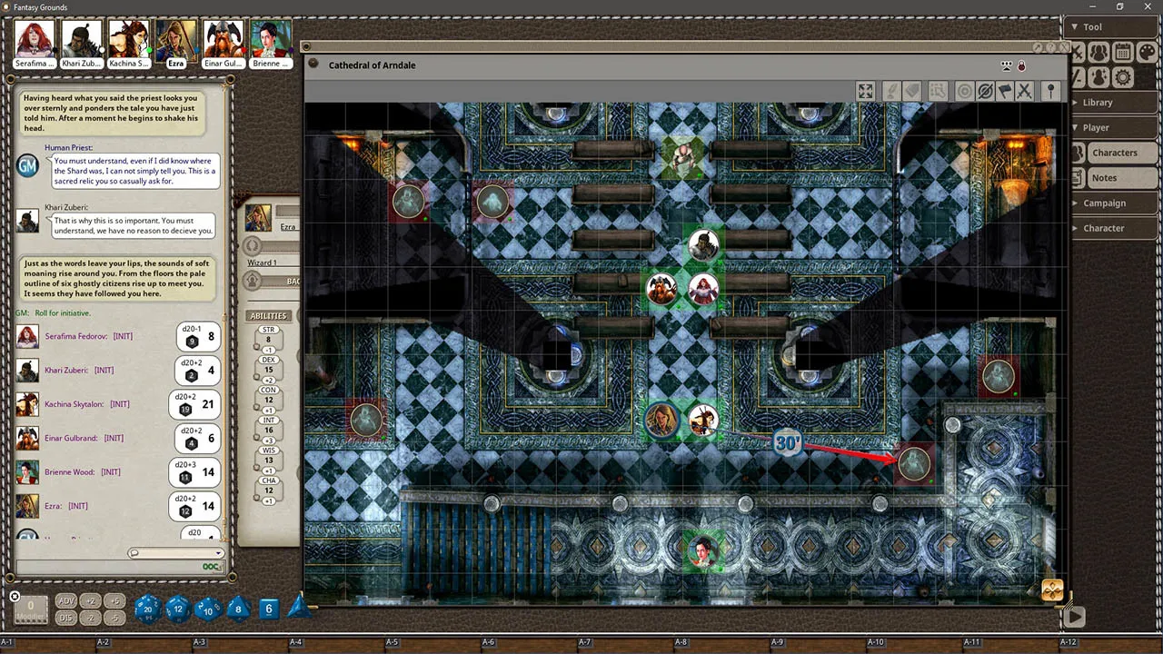 Fantasy Grounds - Black Scrolls Cathedral (Map Tiles Pack) Screenshot 2