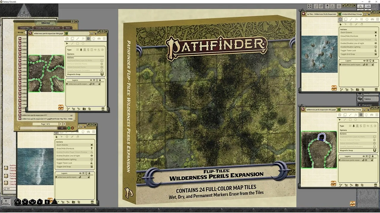 Fantasy Grounds - Pathfinder RPG - Flip-Tiles - Wilderness Perils Expansion Screenshot 0