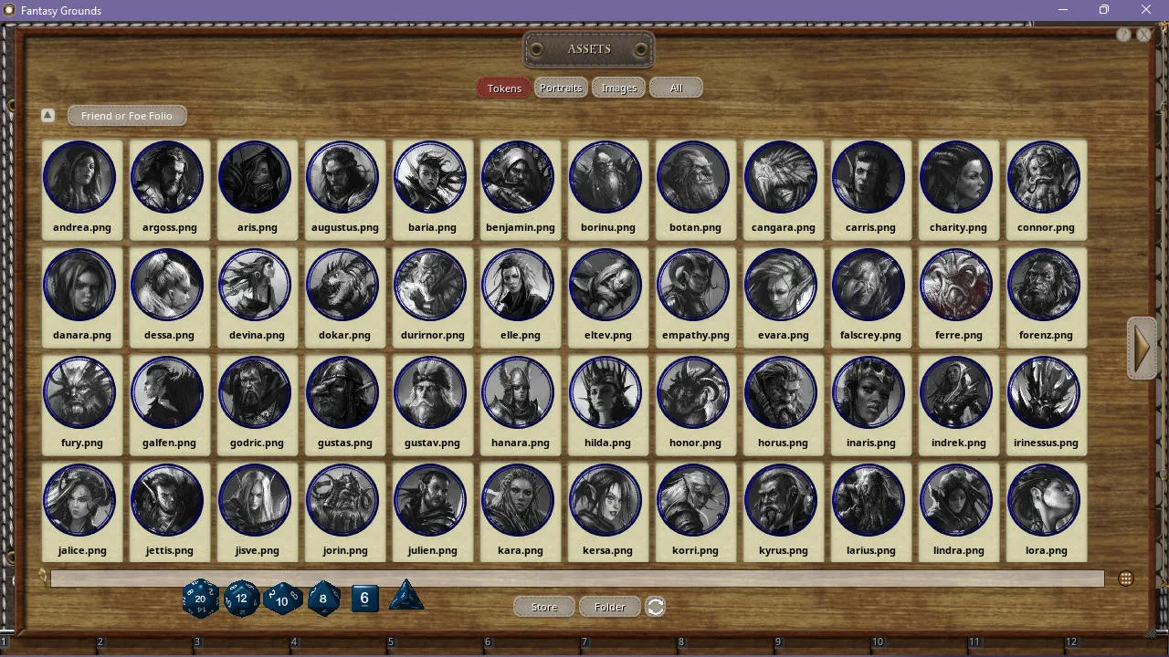 Fantasy Grounds - Friend or Foe Folio Screenshot 1