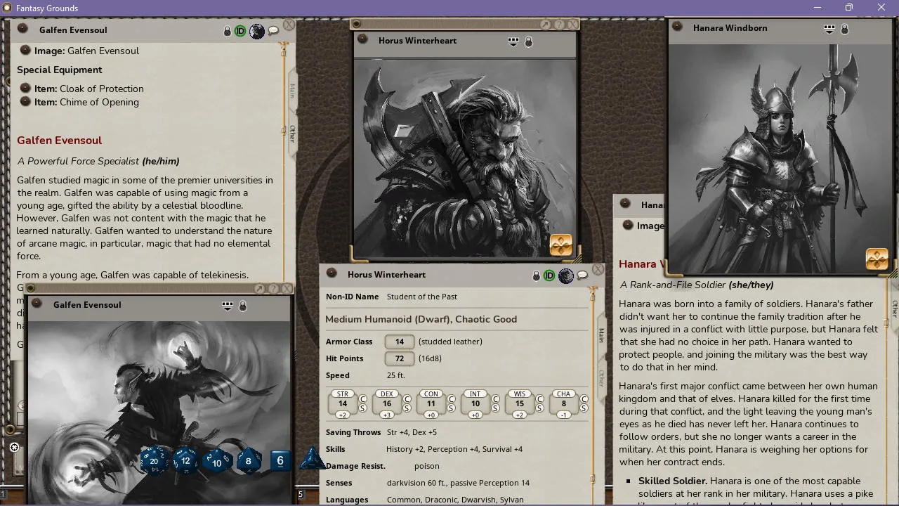 Fantasy Grounds - Friend or Foe Folio Screenshot 0