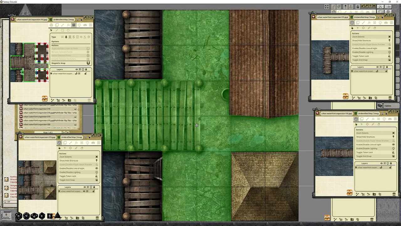 Fantasy Grounds - Pathfinder RPG - Flip-Tiles - Urban Waterfront Expansion Screenshot 0