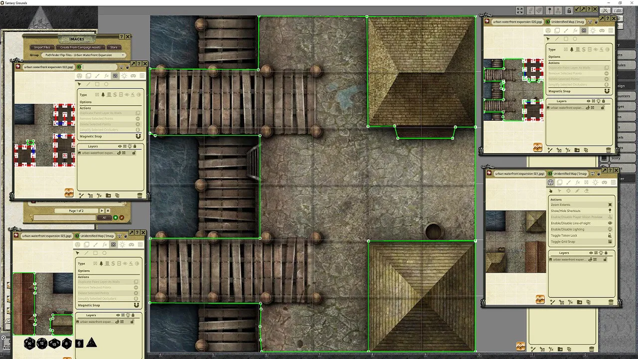 Fantasy Grounds - Pathfinder RPG - Flip-Tiles - Urban Waterfront Expansion Screenshot 1