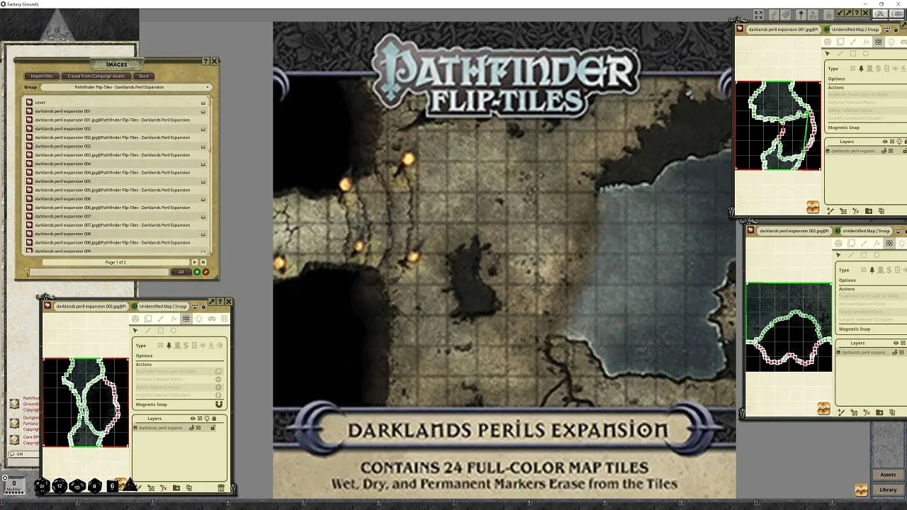 Fantasy Grounds - Pathfinder RPG - Flip-Tiles - Darklands Perils Expansion Screenshot 2