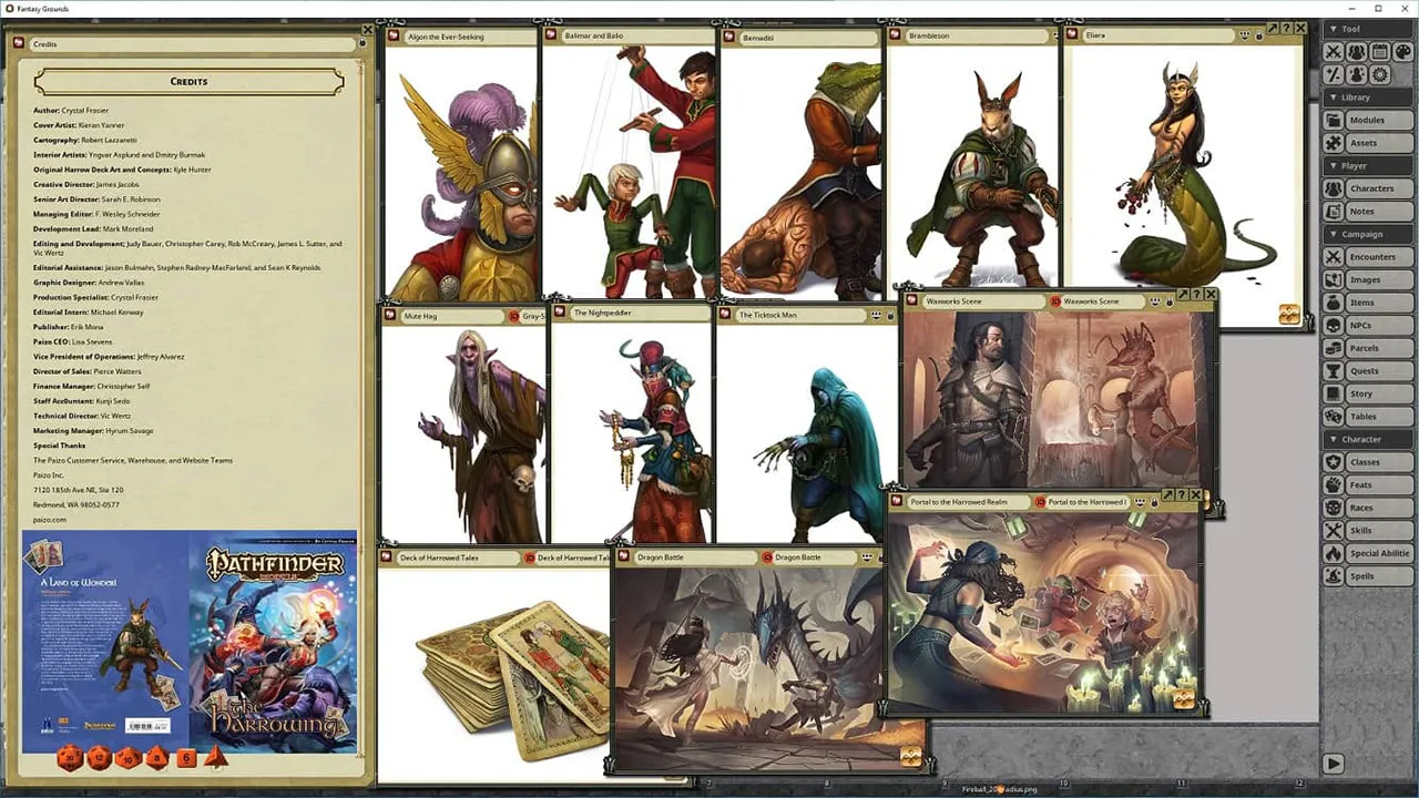 Fantasy Grounds - Pathfinder RPG - The Harrowing Screenshot 3